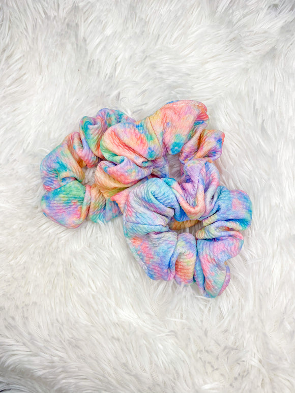 Pastel Tie Dye Scrunchie