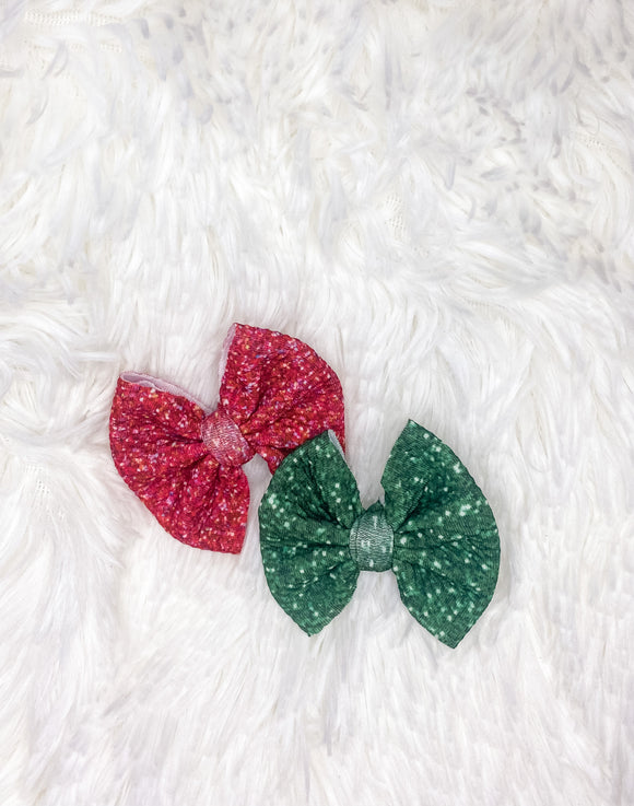 Christmas Red & Green Sparkle Mismatch