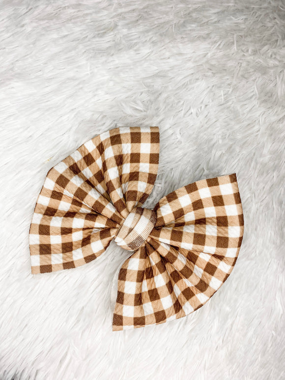 Brown Gingham