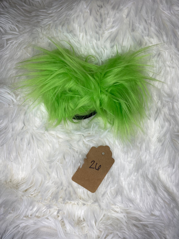 Green Fur 26 Black Nylon