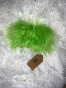 Green Fur 25 Clip