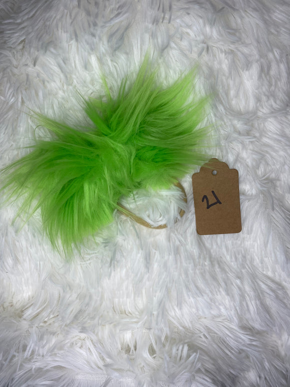 Green Fur 21 Nude Nylon