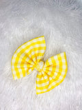 Bright Yellow Gingham