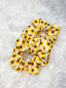 Sunflower Scrunchie