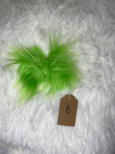 Green Fur 8 Clip