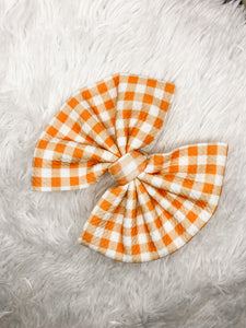 Burnt Orange Gingham