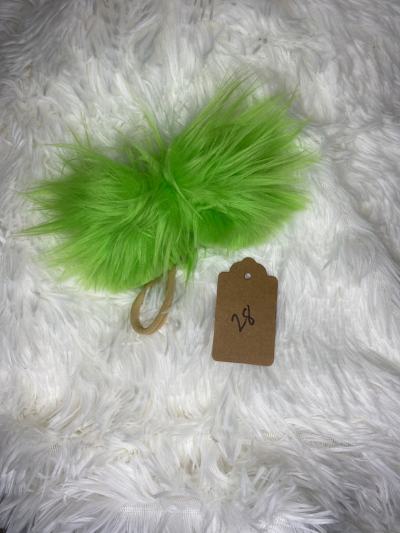 Green Fur 28 Nude Nylon