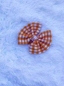 Orange Gingham