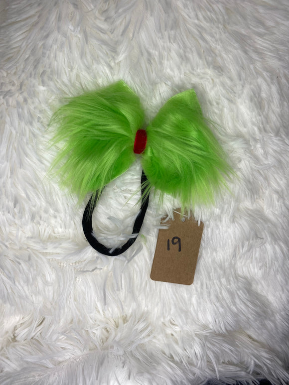 Green Fur 19 Black Nylon