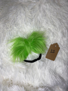 Green Fur 20 Black Nylon